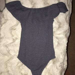 Off the shoulder body suit
